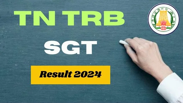 TN TRB SGT Result 2024