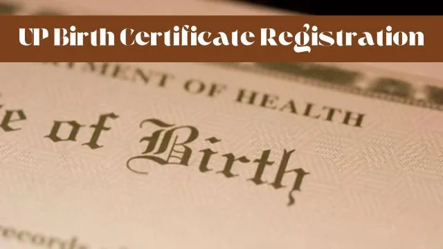 UP Birth Certificate Registration