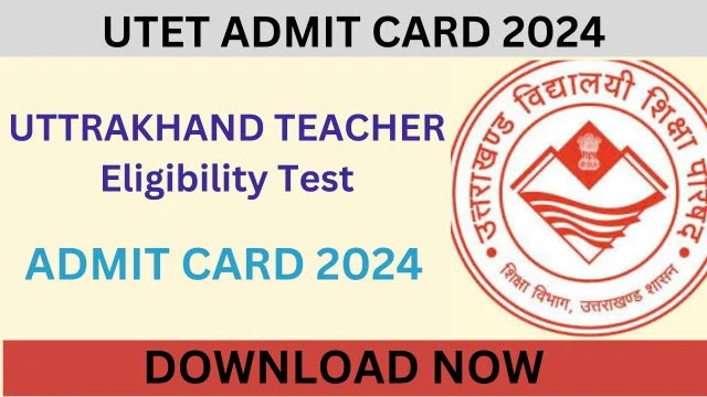 UTET Admit Card 2024